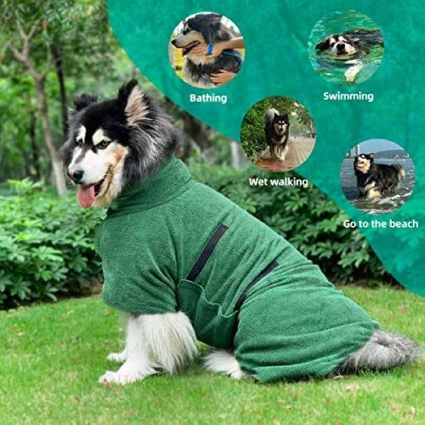 PetArcadia™ Super Absorbent Dog Bathrobe | The Ultimate After-Bath Drying Coat