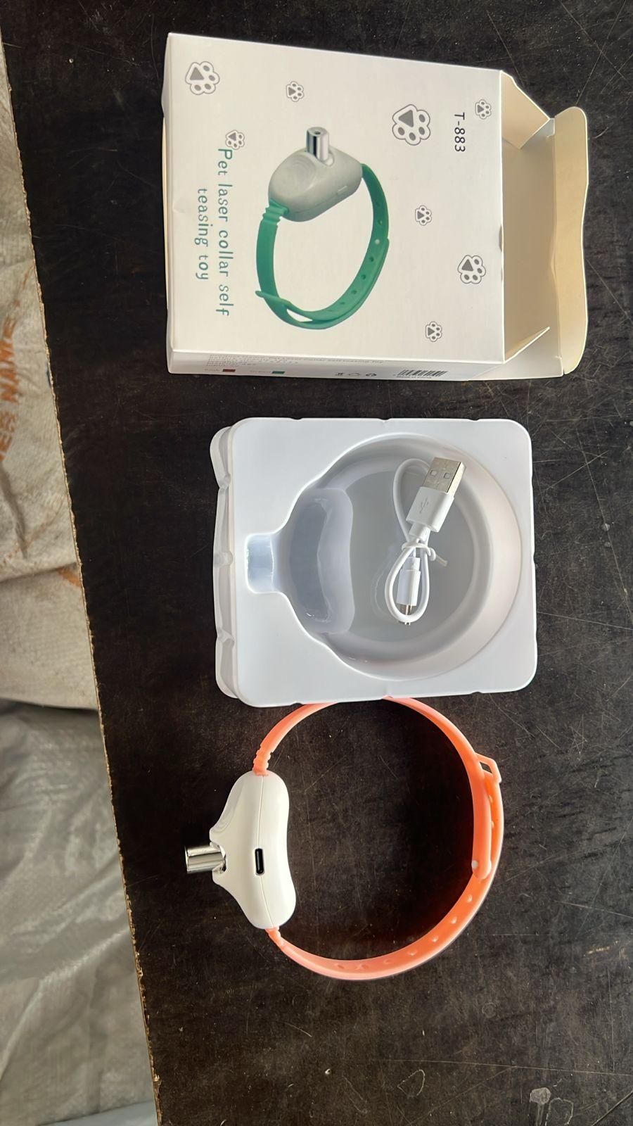 PetArcadia™ Automatic Laser Collar Toy | Rechargeable & Interactive Cat Fun