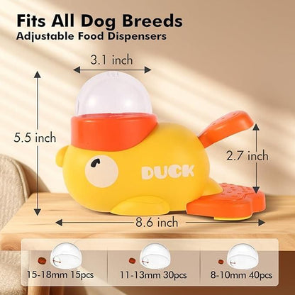 PetArcadia™ Interactive Duck Puzzle Feeder | IQ Training & Mental Stimulation Slow Feeder Toy for Dogs & Cats
