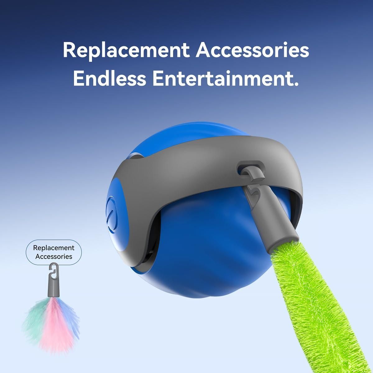 PetArcadia™ Smart Rolling Ball | Automatic & Rechargeable Interactive Cat Toy