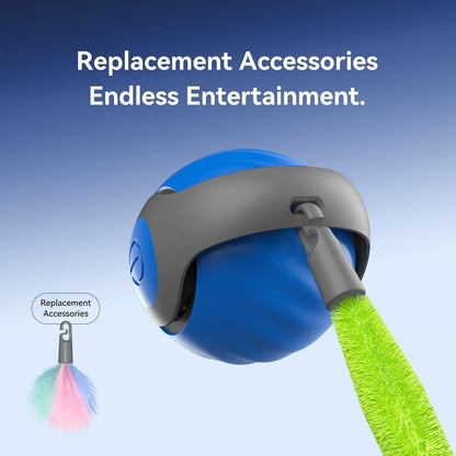 PetArcadia™ Smart Rolling Ball | Automatic & Rechargeable Interactive Cat Toy