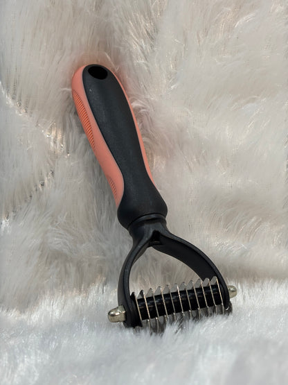 PetArcadia™ Pro 2-in-1 Deshedding Tool | Undercoat Rake & Dematting Brush