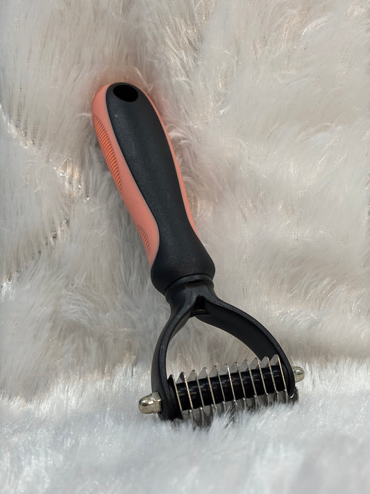 PetArcadia™ Pro 2-in-1 Deshedding Tool | Undercoat Rake & Dematting Brush